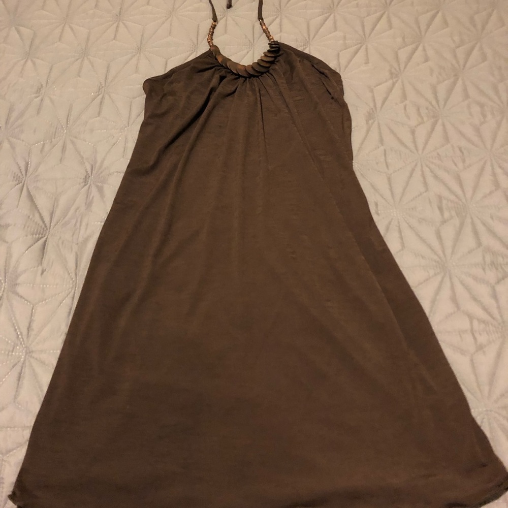 Brown Halter Top Dress